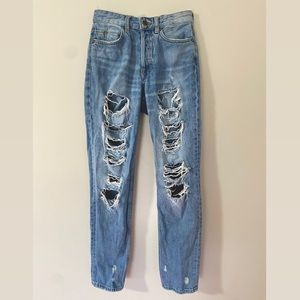 Ripped Boyfriend Jeans H&M